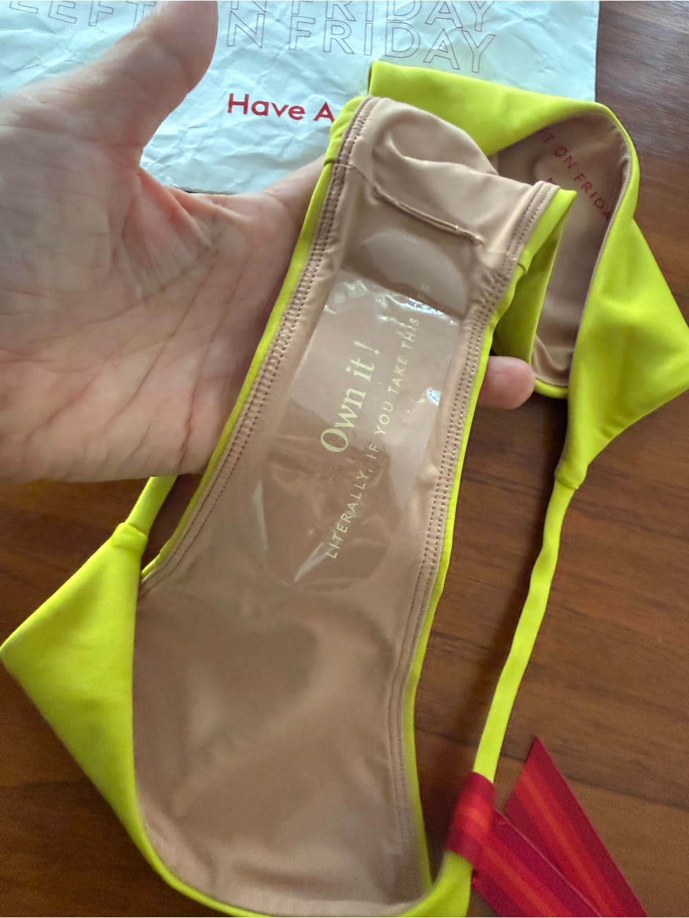 Left On Friday Skinny dip bottom (chartreuse) - Picture 5 of 5